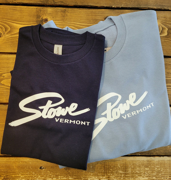 Stowe T-shirt and Crewneck