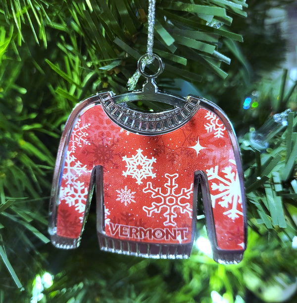 Die-Cast Ugly Sweater Ornament