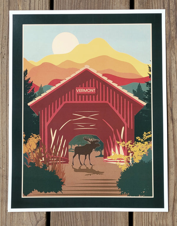 Vermont Covered Bridge print