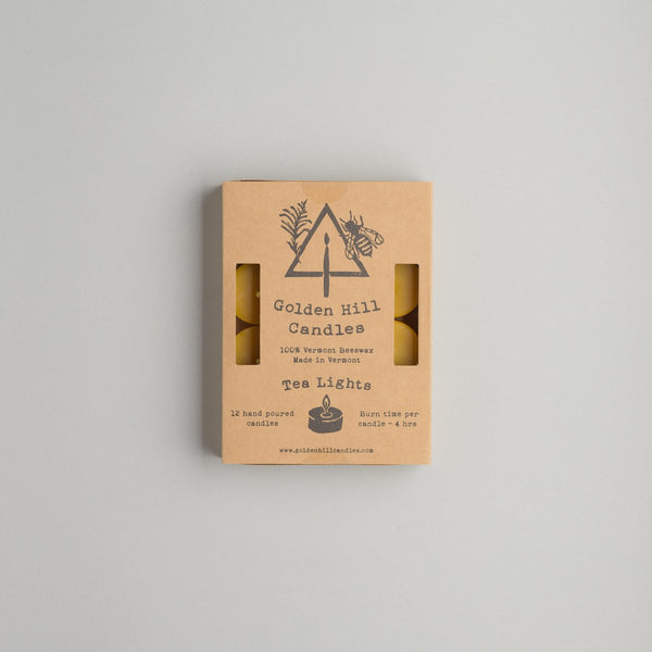 Golden Hill Beeswax Candle