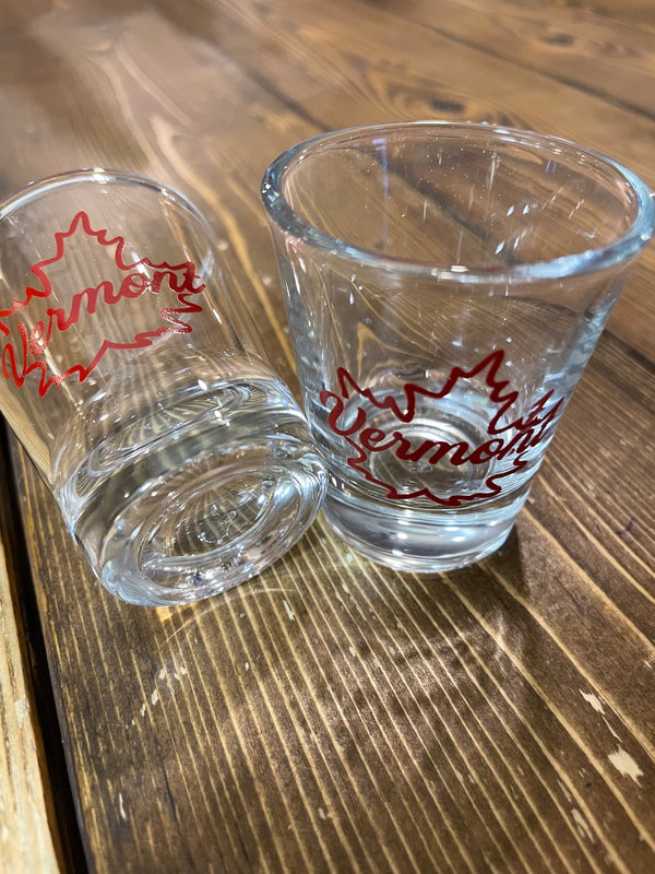 Vermont Leaf Shot Glass