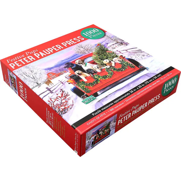 Festive Pups Jigsaw Puzzle