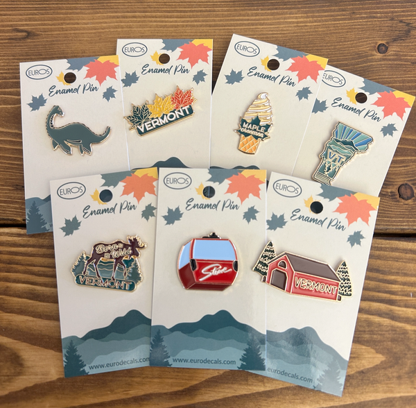 Vermont Enamel Pins