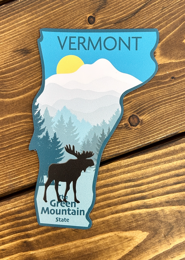 Vermont State car magnet