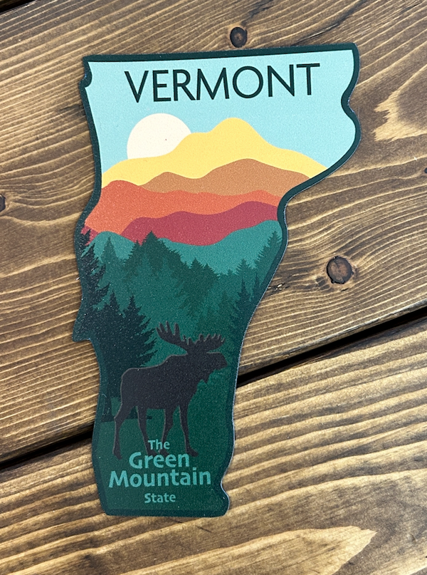 Vermont State car magnet
