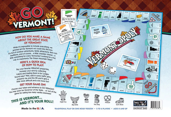 Vermont-opoly Board Game