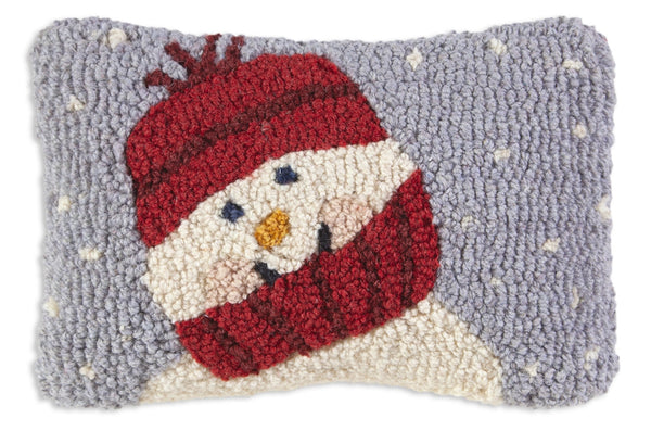 Hooked Wool Pillow 8" x 12"