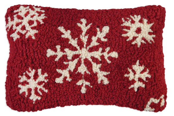 Hooked Wool Pillow 8" x 12"