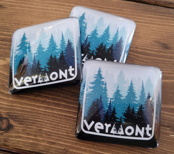 Glass Square Fridge Magnet