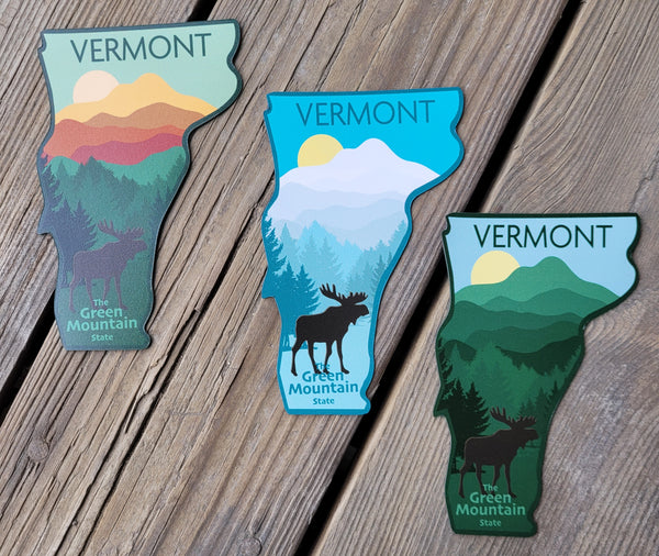 Vermont State car magnet
