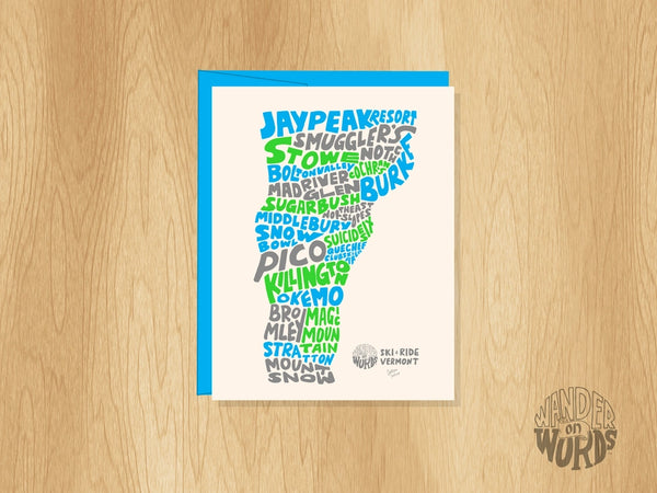 Wander on Words Greeting Cards