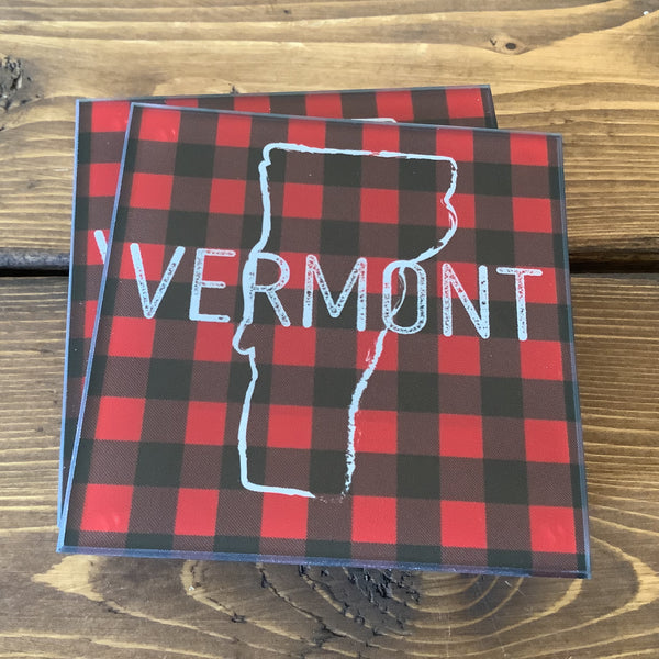 Vermont Glass Coaster