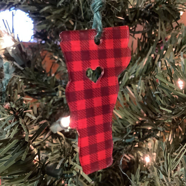 Plaid Ornament