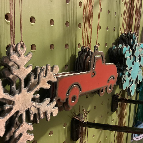 Salvaged Metal Ornament